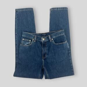 90s Vintage Mom Jeans Ann Taylor Slim Fit High Rise Straight Leg Jeans Size 8R